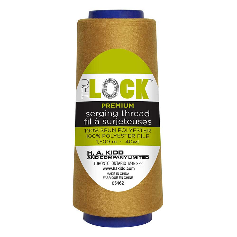 TRULOCK Premium Serging Thread 1500m - Golden Brown