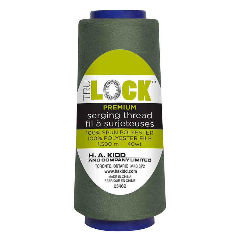 TRULOCK Premium Serging Thread 1500m - Deep Lichen Green