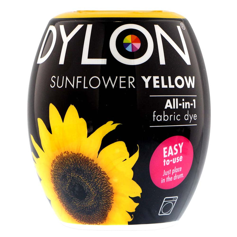 DYLON All-In-1 Pod Permanent Fabric Dye - 350g - Sunflower Yellow