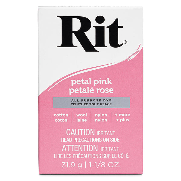 RIT All Purpose Powder Dye - Petal Pink - 31.9g (1 1/8 oz)