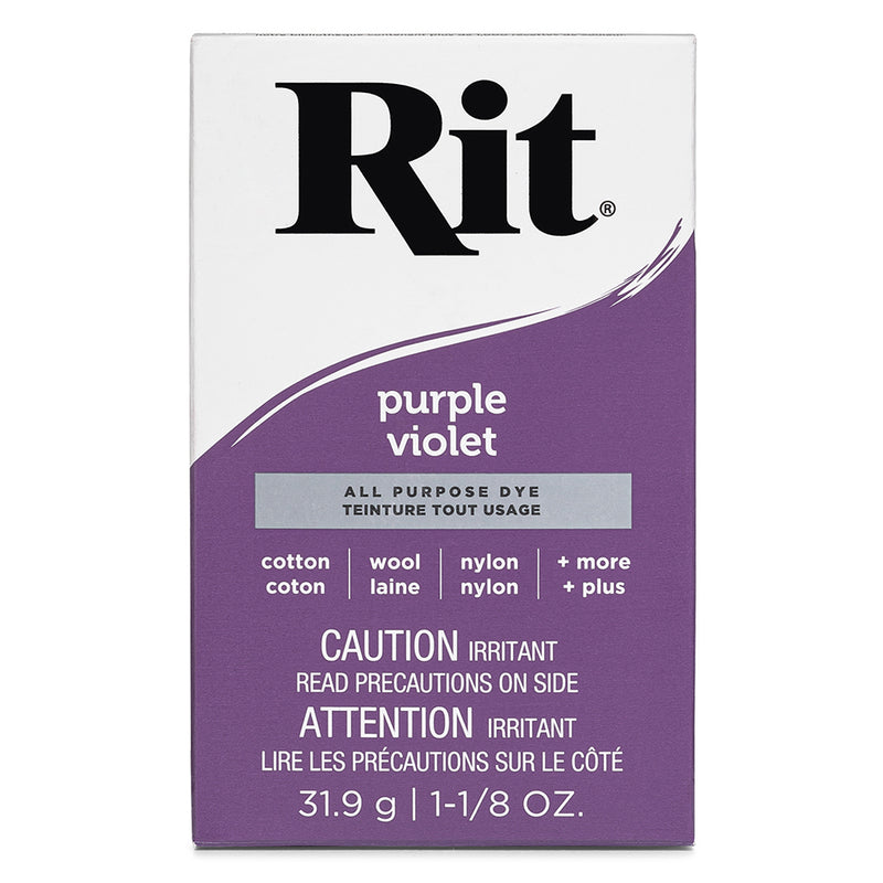 RIT All Purpose Powder Dye - Purple - 31.9g (1 1/8 oz)