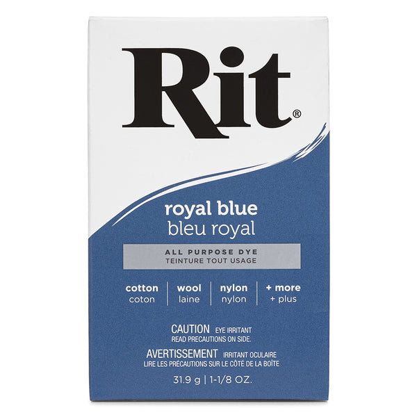 RIT All Purpose Powder Dye - Royal Blue - 31.9g (1 1/8 oz)