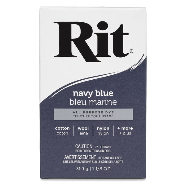 RIT All Purpose Powder Dye - Navy Blue - 31.9g (1 1/8 oz)