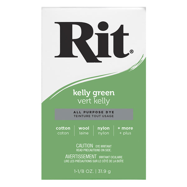 RIT All Purpose Powder Dye - Kelly Green - 31.9g (1 1/8 oz)