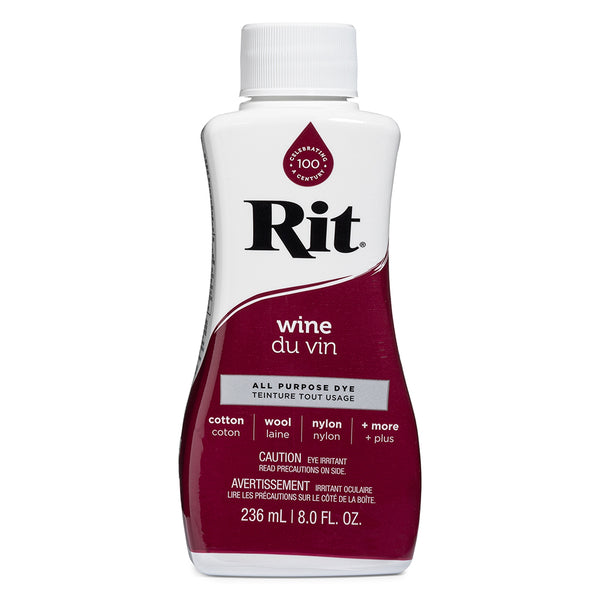 RIT All Purpose Liquid Dye - Wine - 236 ml (8 oz)