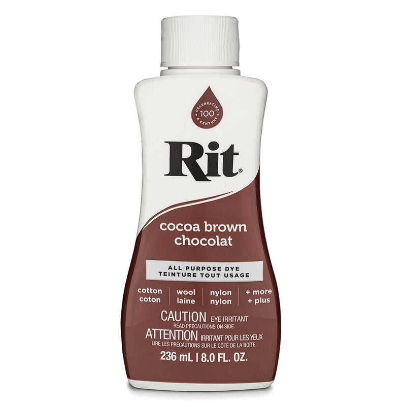 RIT All Purpose Liquid Dye - Cocoa Brown - 236ml (8 oz)