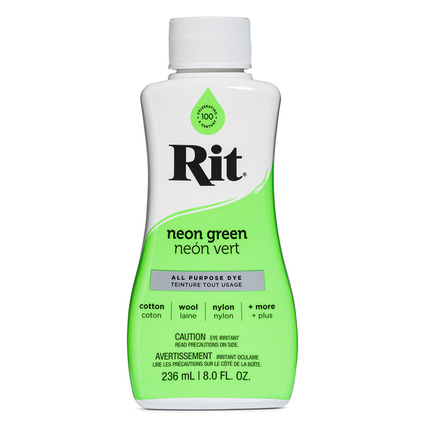 RIT All Purpose Liquid Dye - Neon Green - 236 ml (8 oz)