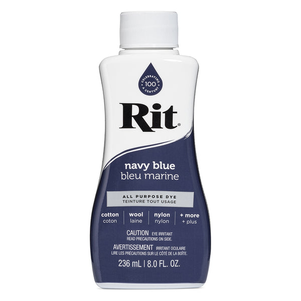 RIT All Purpose Liquid Dye - Navy Blue - 236 ml (8 oz)