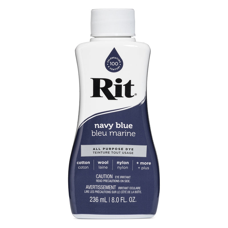 RIT All Purpose Liquid Dye - Navy Blue - 236 ml (8 oz)