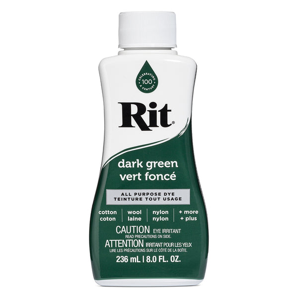 RIT All Purpose Liquid Dye - Dark Green - 236 ml (8 oz)