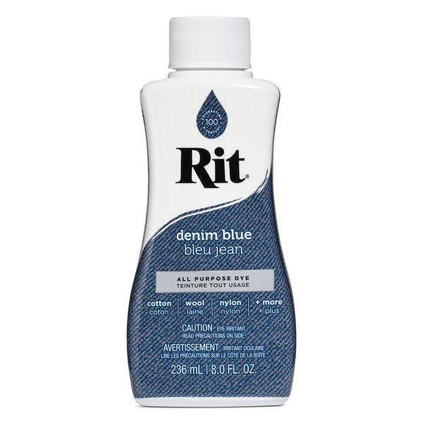 RIT All Purpose Liquid Dye - Denim Blue - 236 ml (8 oz)