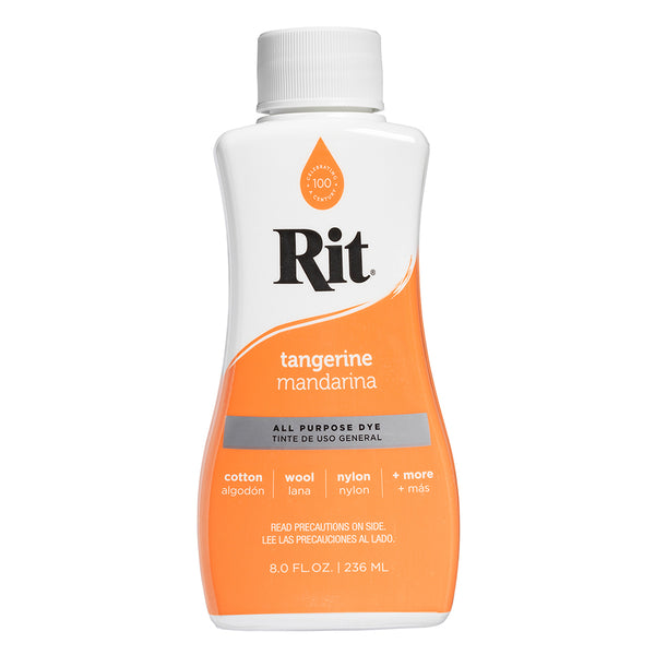 RIT All Purpose Liquid Dye - Tangerine - 236 ml (8 oz)