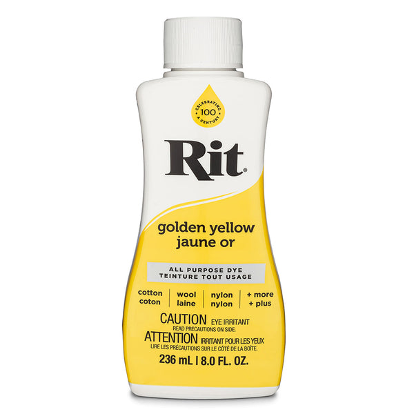 RIT All Purpose Liquid Dye Golden Yellow 236ml (8 oz)