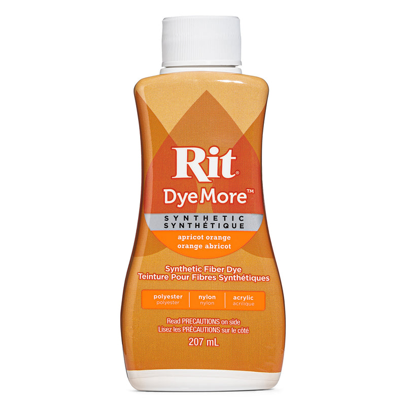 RIT DyeMore Liquid Dye for Synthetic Fibers - Apricot Orange - 207 ml (7 oz)