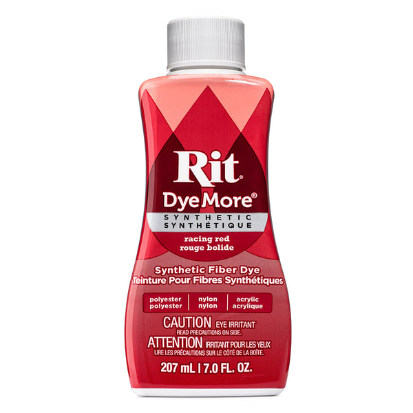 RIT DyeMore Liquid Dye for Synthetic Fibers - Racing Red - 207 ml (7 oz)