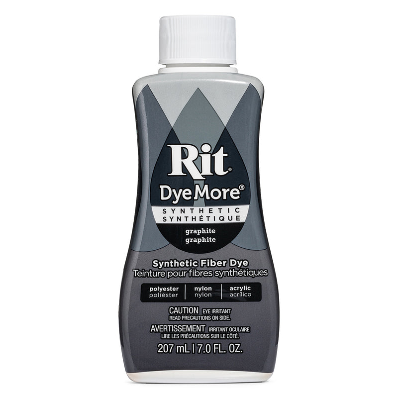 RIT DyeMore Liquid Dye for Synthetic Fibers - Graphite - 207 ml (7 oz)