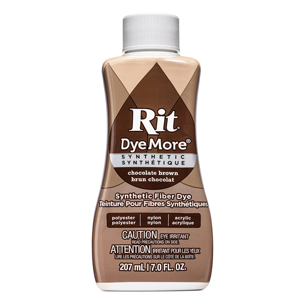 RIT DyeMore Liquid Dye for Synthetic Fibers - Chocolate Brown - 207 ml (7 oz)