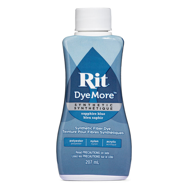 RIT DyeMore Liquid Dye for Synthetic Fibers - Sapphire Blue - 207 ml (7 oz)