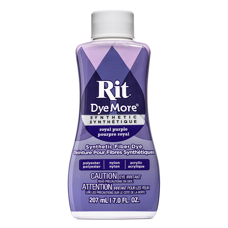 RIT DyeMore Liquid Dye for Synthetic Fibers - Royal Purple - 207 ml (7 oz)