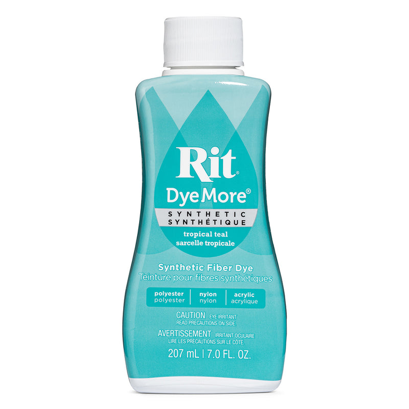 RIT DyeMore Liquid Dye for Synthetic Fibers - Tropical Teal - 207 ml (7 oz)