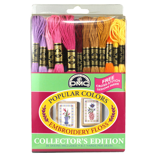 DMC Popular Colours Embroidery Floss 36 Pack