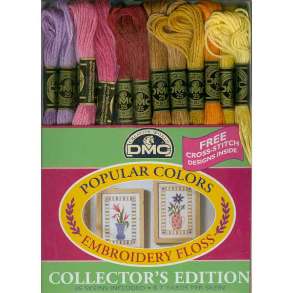 DMC Popular Colours Embroidery Floss 36 Pack