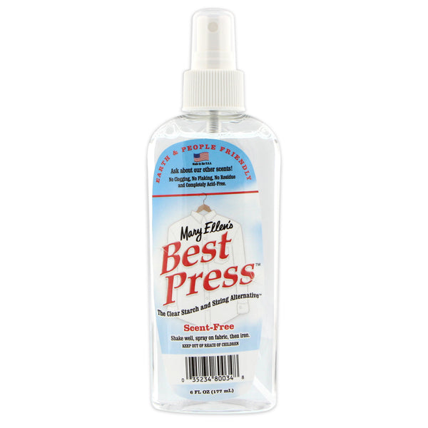 BEST PRESS Starch Alternative - 177mL (6 oz.) - Scent Free