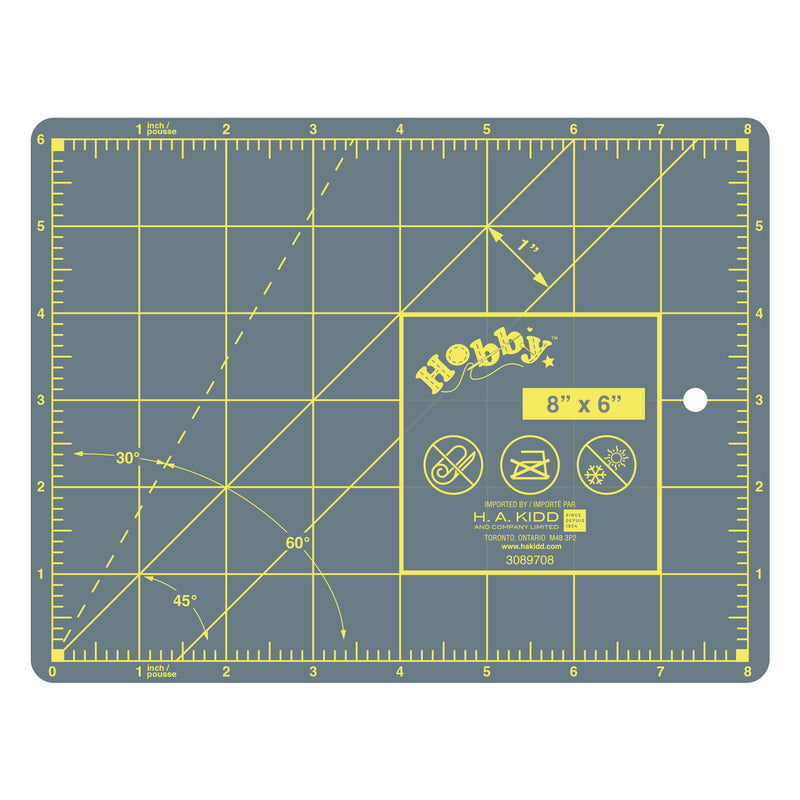 HOBBY Cutting Mat - 8" x 6" (approx. 20 cm x 15 cm)