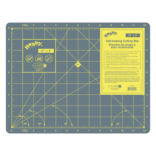 HOBBY Cutting Mat - 12" x 9" (approx. 30 cm x 22 cm)