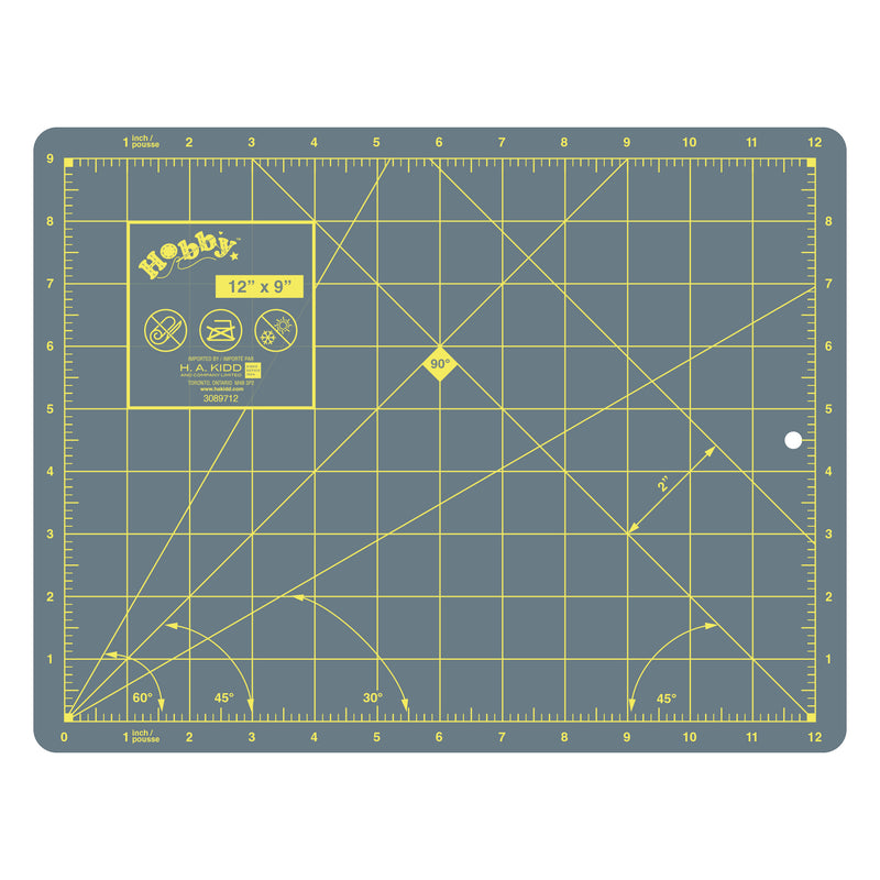 HOBBY Cutting Mat - 12" x 9" (approx. 30 cm x 22 cm)