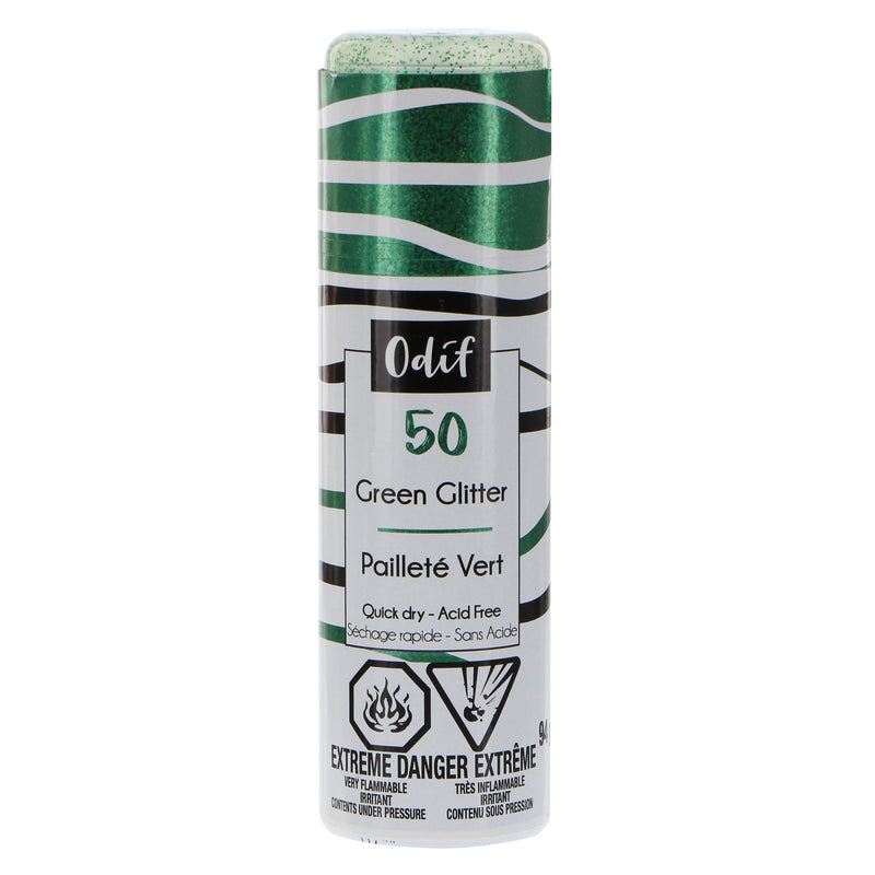 ODIF Glitter Spray Varnish - Green - 94g