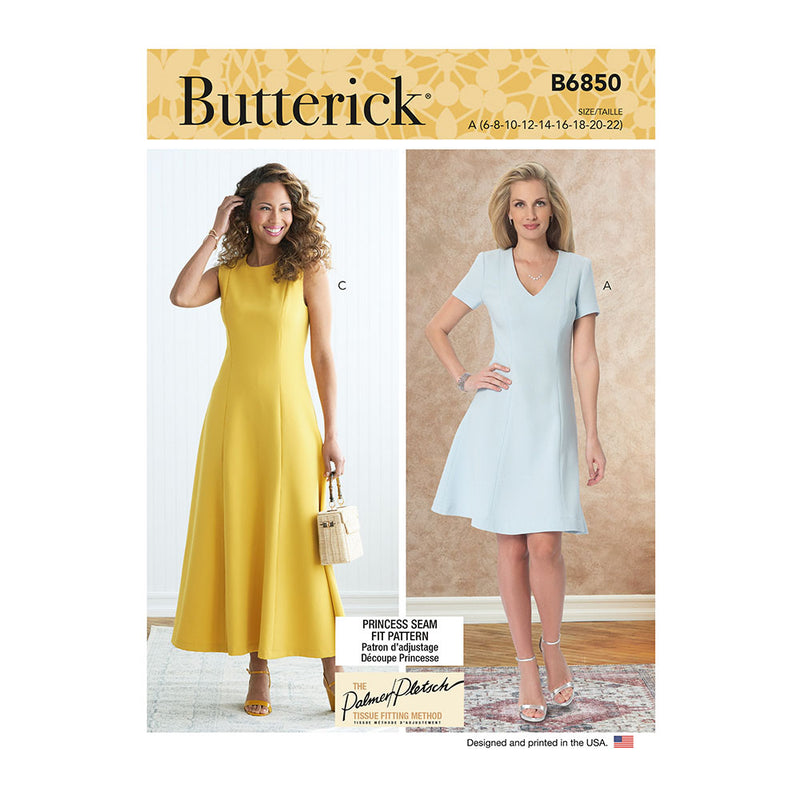 BUTTERICK B6850 Robe évasée pour femmes