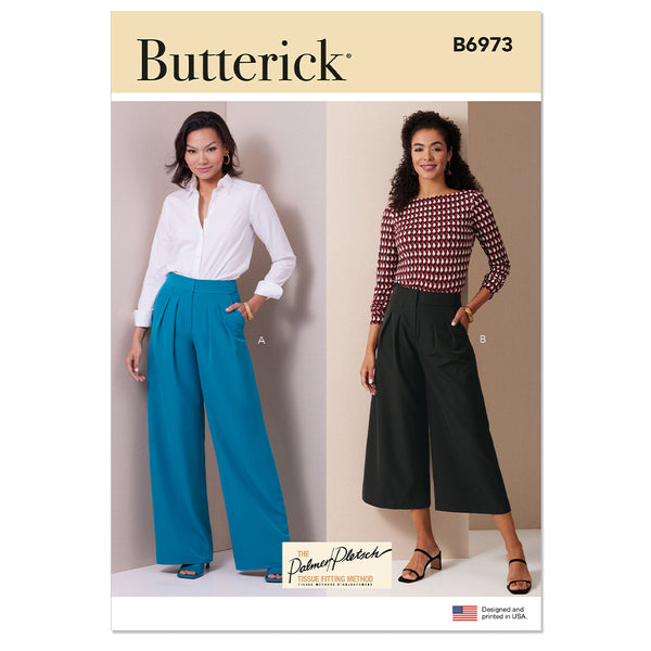 BUTTERICK B6973 Misses' Pants by Palmer/Pletsch