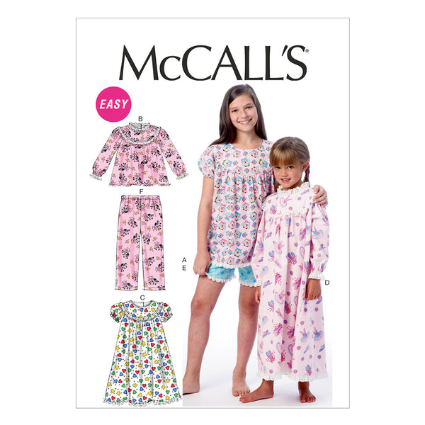 McCALL's M6831 Sleep & Lounge