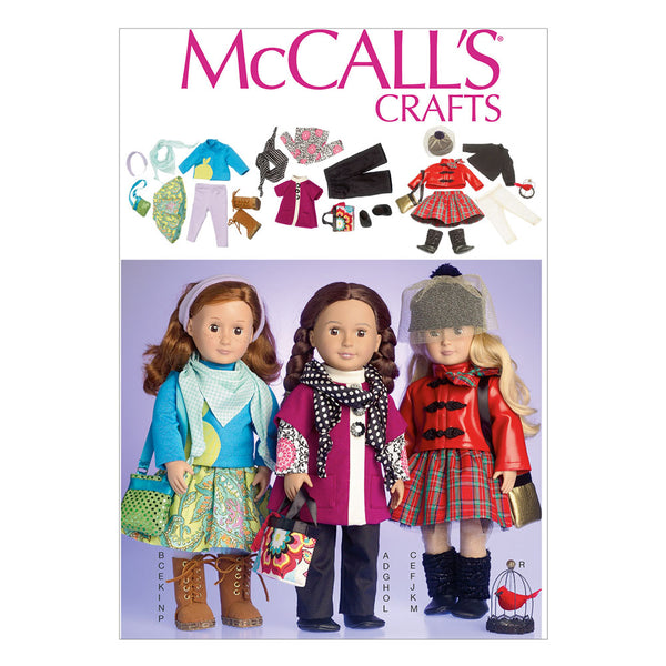 McCALL's M7006 Doll Clothes