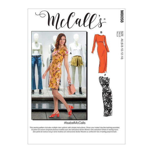 McCALL's M8058 Misses' Dress