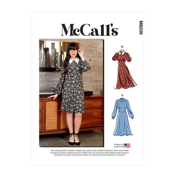 McCALL's M8239 Misses' Dresses