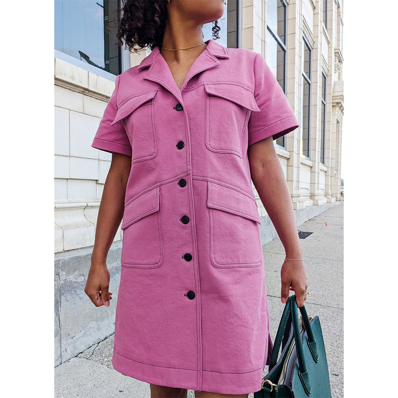 KNOW ME ME2068 Misses' Shirt Dress by Lydia Naomi