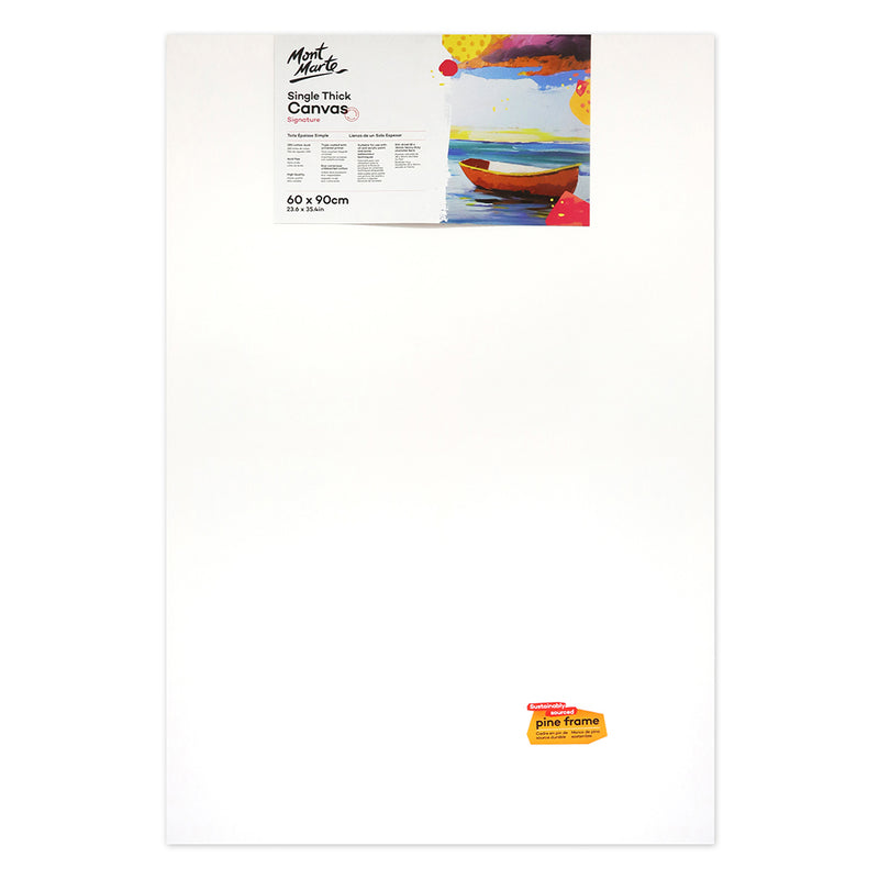 MONT MARTE Studio Canvas Single Thick with Pine Frame 23 1/2" x 35 1/2" (60 x 90cm)