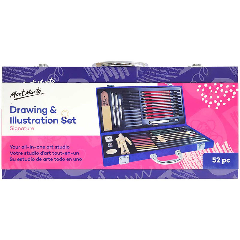 MONT MARTE Drawing & Illustration Set 52pcs