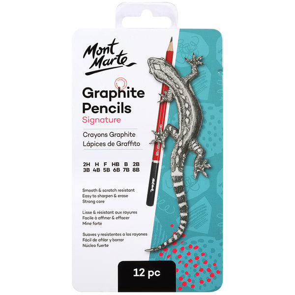 MONT MARTE Crayons graphite - 12mcx