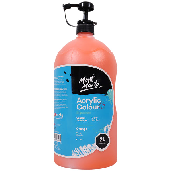 MONT MARTE Studio Acrylic Paint 2L - Orange