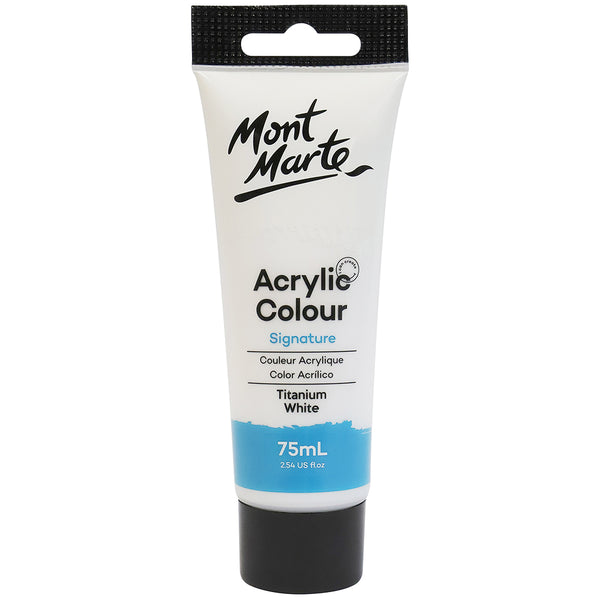 MONT MARTE Studio Acrylic Paint - 75ml - Titanium White