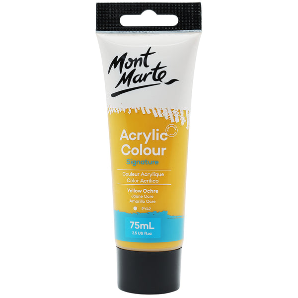 MONT MARTE Studio Acrylic Paint - 75ml - Yellow Ochre