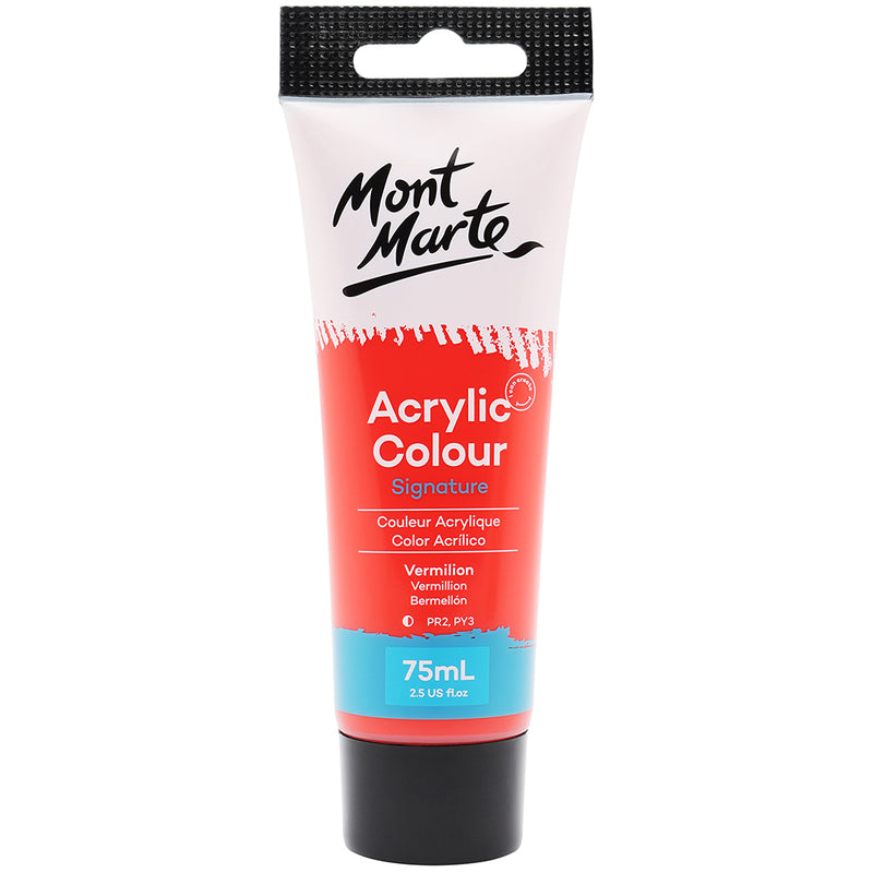 MONT MARTE Studio Acrylic Paint - 75ml - Vermillion