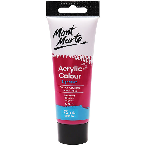 MONT MARTE Studio Acrylic Paint - 75ml - Magenta