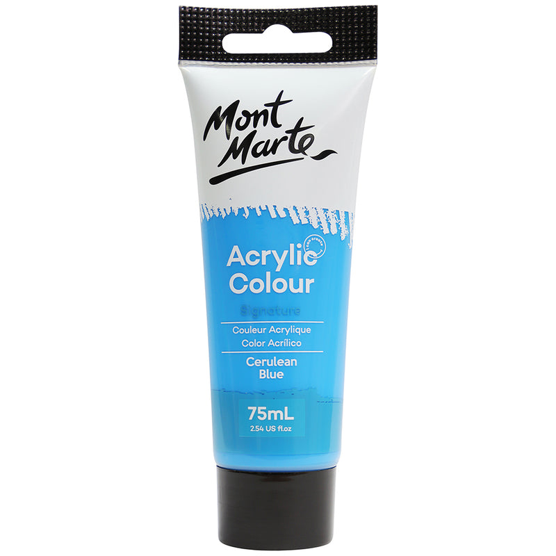 MONT MARTE Studio Peinture Acrylique - 75ml - Bleu azuré
