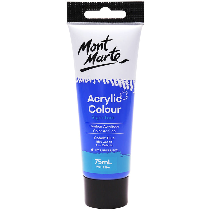 MONT MARTE Studio Peinture Acrylique - 75ml - bleu cobalt
