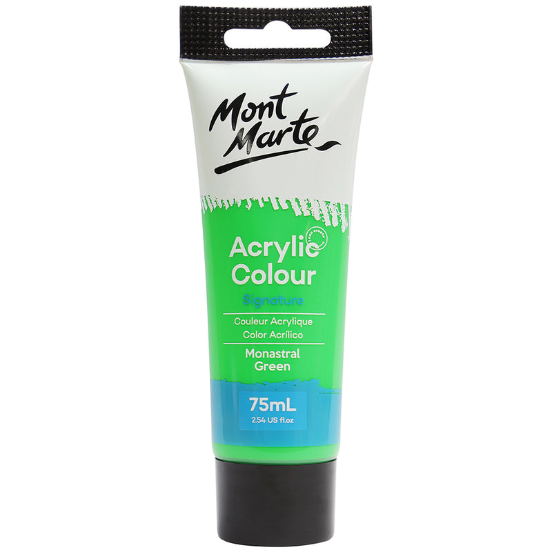 MONT MARTE Studio Peinture Acrylique - 75ml - Vert monastral