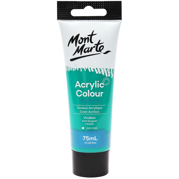 MONT MARTE Studio Acrylic Paint - 75ml - Viridian